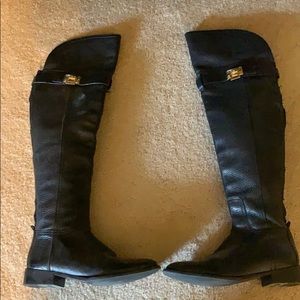 Tory Burch Above the Knew Black Boots